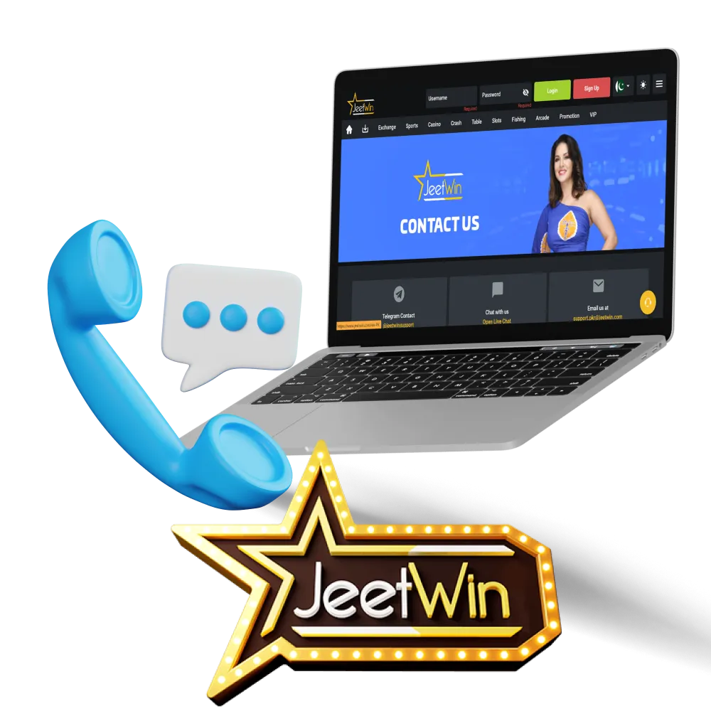 Use the methods below to contact the support team at Jeetwin Online Casino.