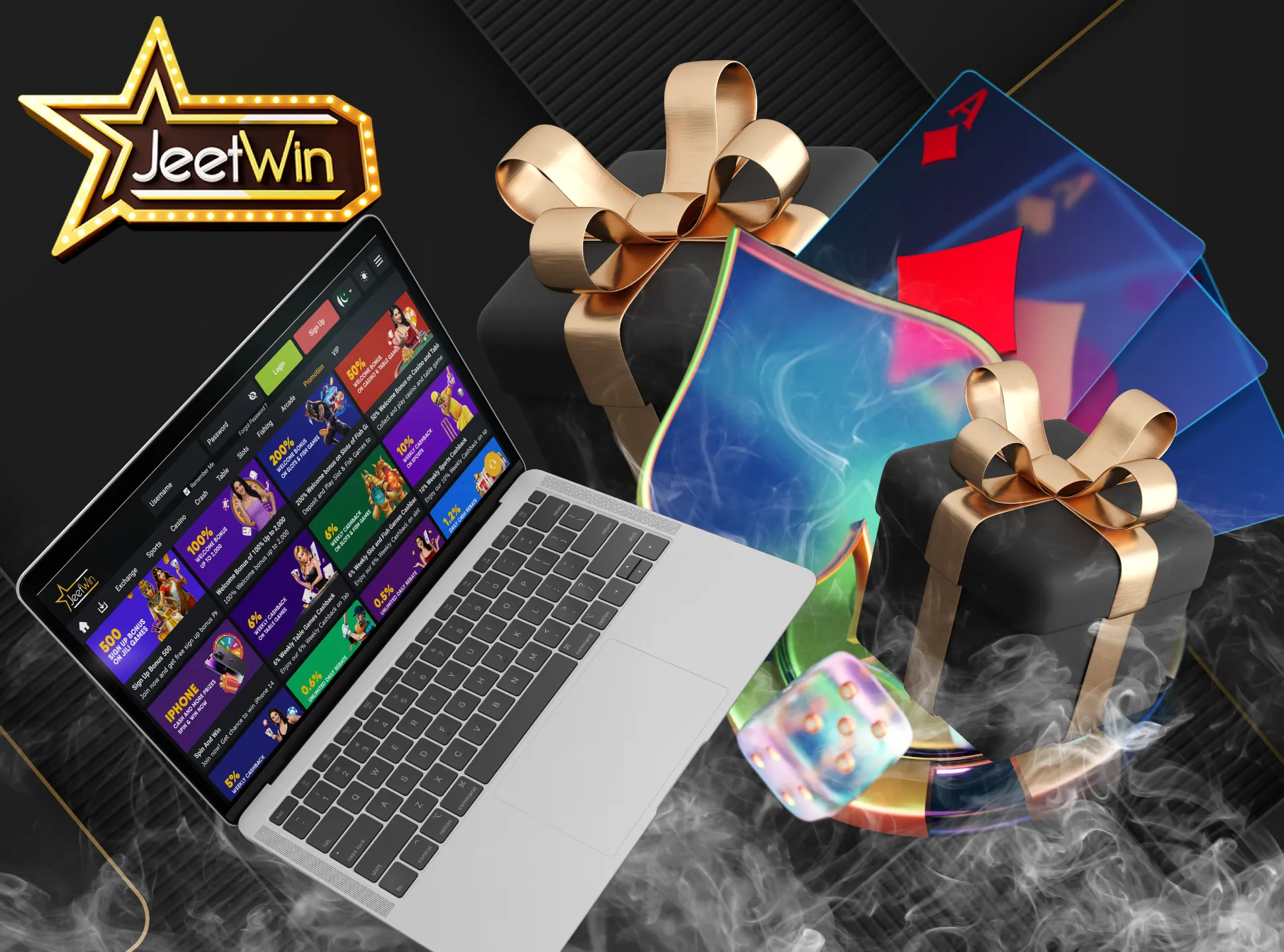 Sign up on JeetWin website and get bonus.