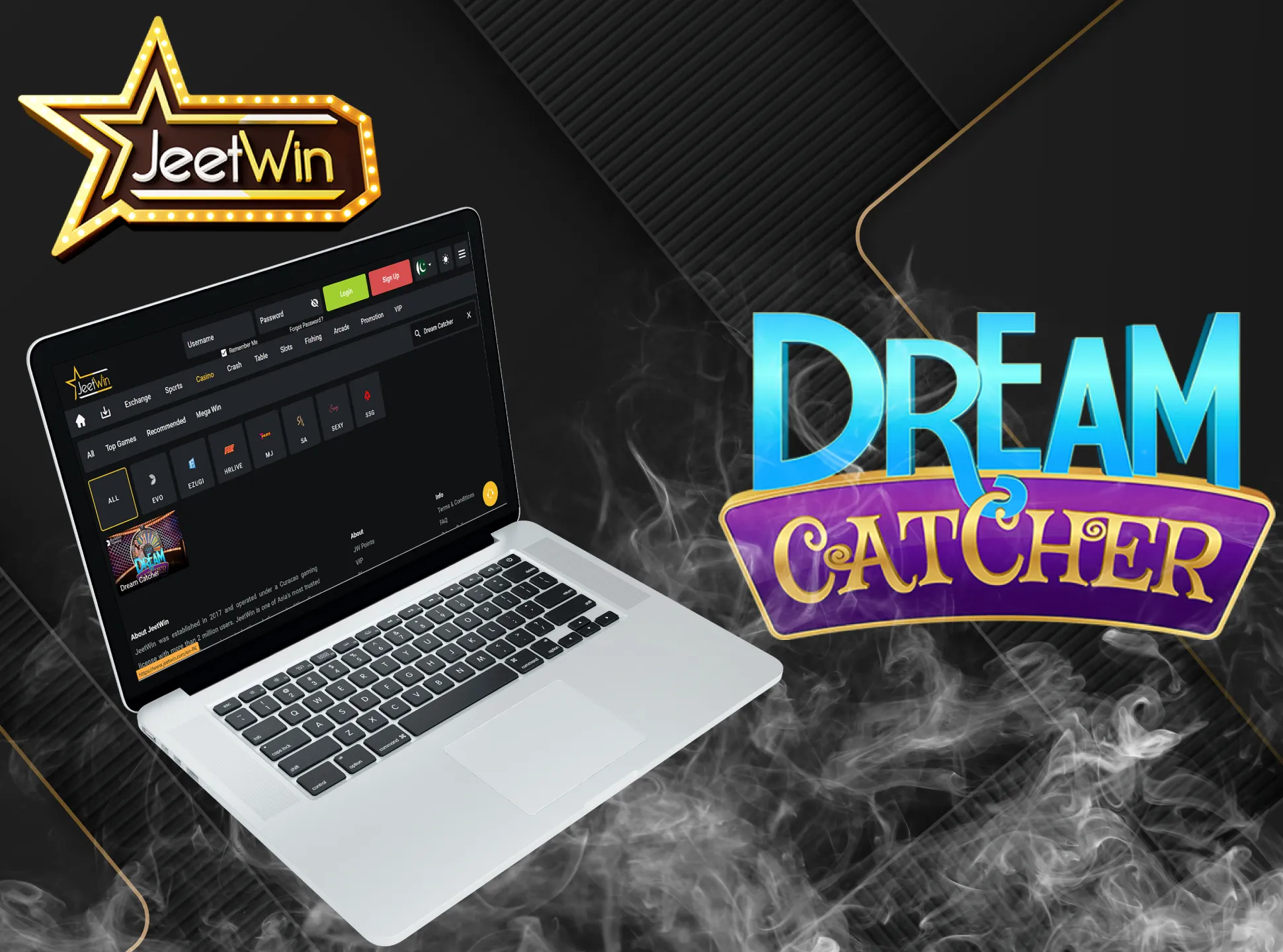 Read Dream Catcher terms and conditions and play on JeetWin.