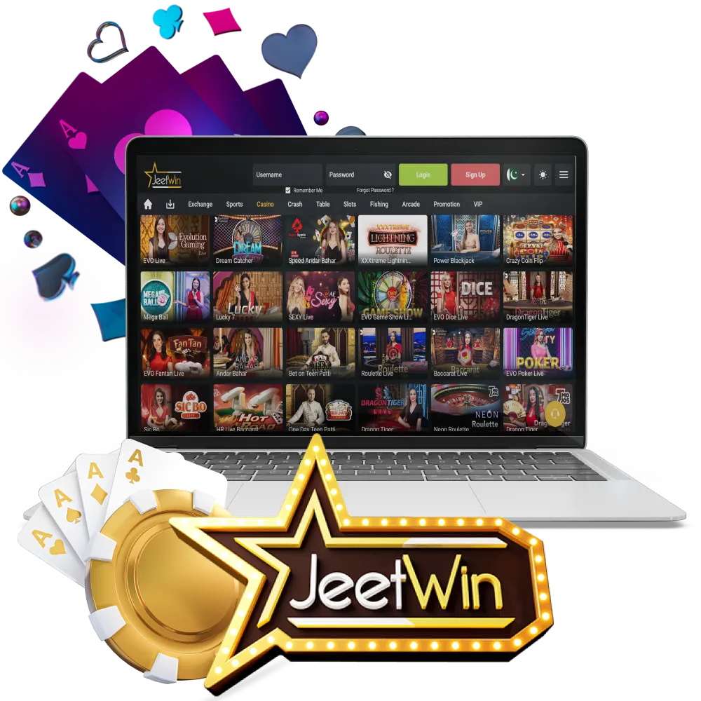 Visit the Live Casino section of the JeetWin website.