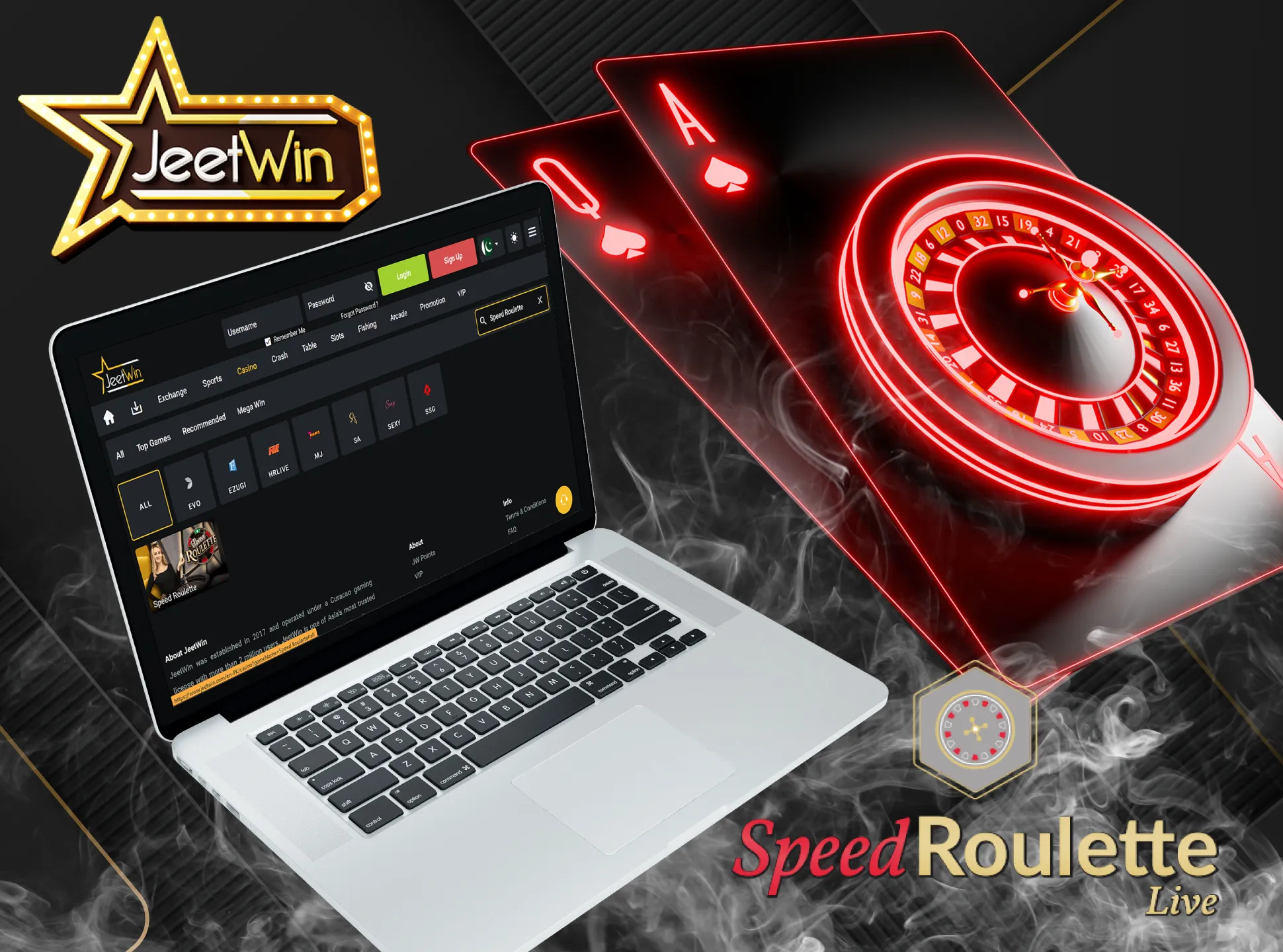 Try your luck at the Speed ​​Roulette game at JeetWin.