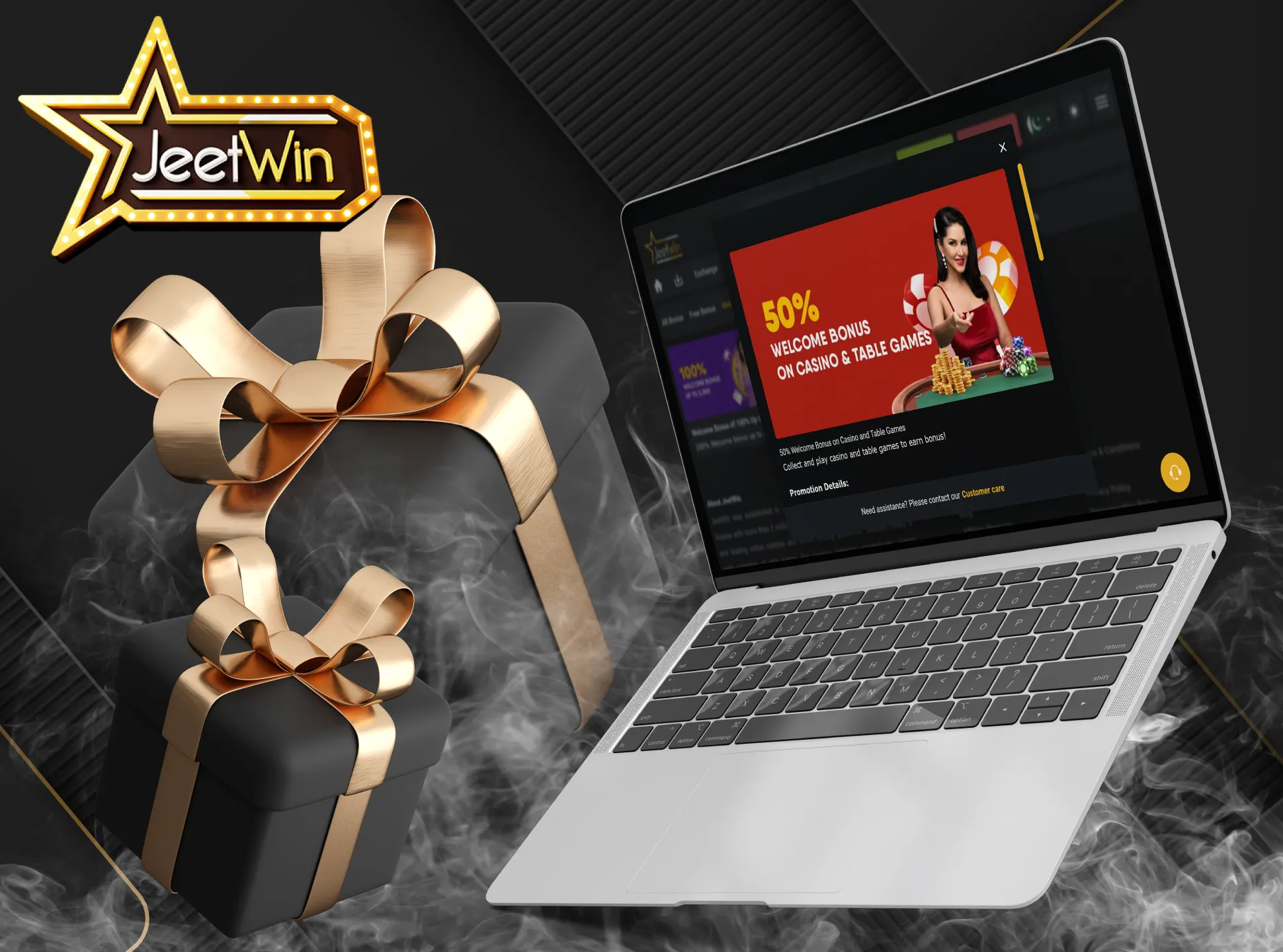Get bonus as a new player on JeetWin website.
