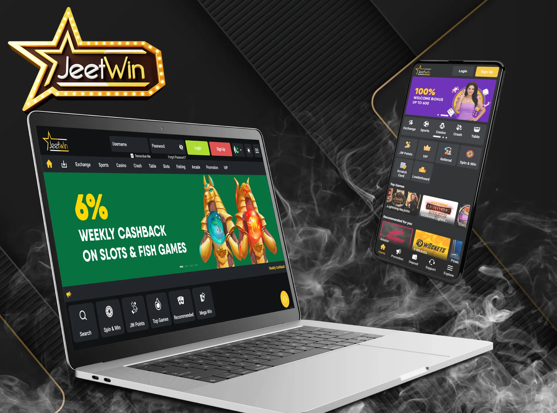 Familiarize yourself with the step-by-step instructions to the JeetWin site's casino games.
