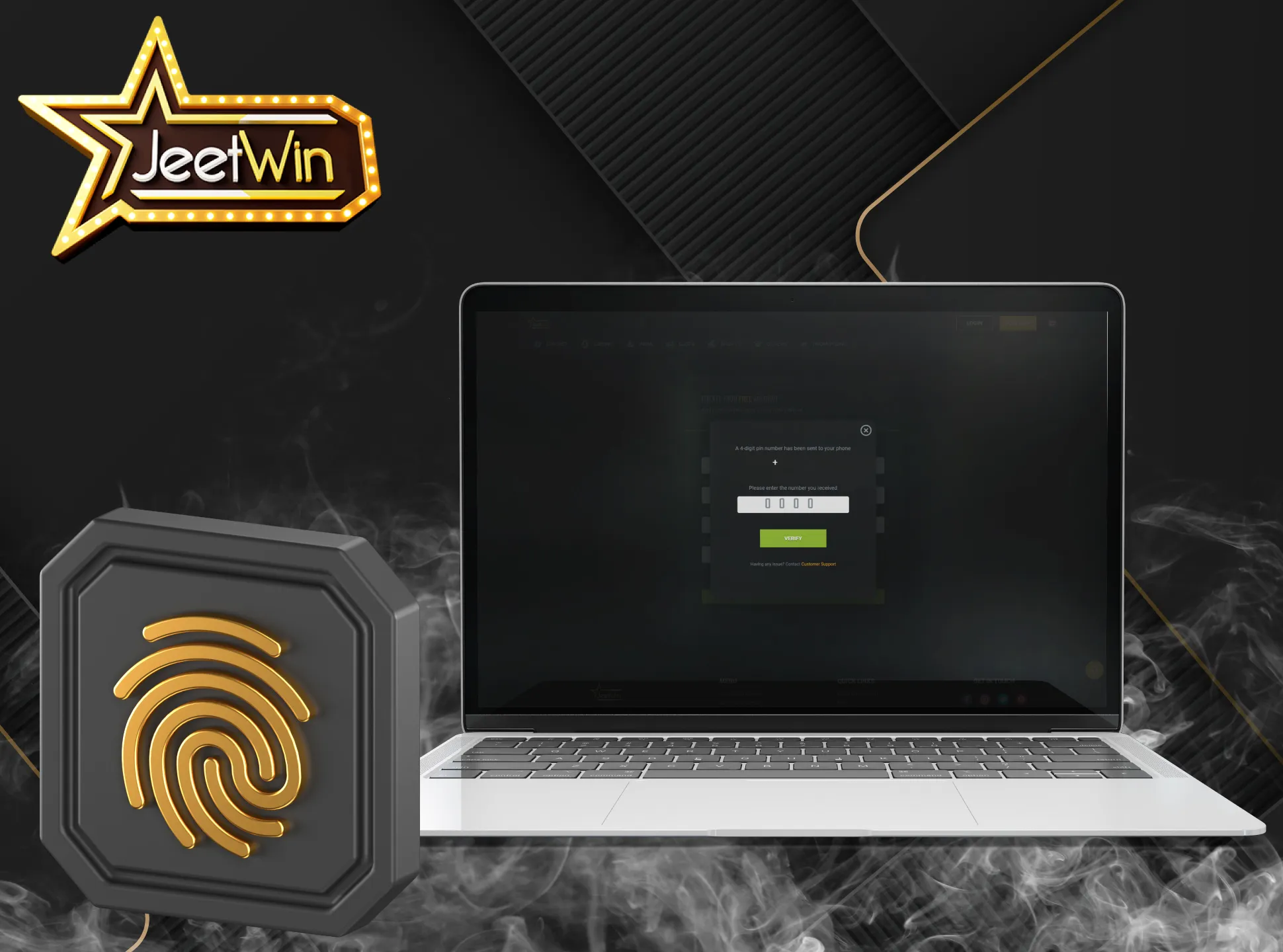 To complete the process of registering an account on JeetWin you must go through a verification process.