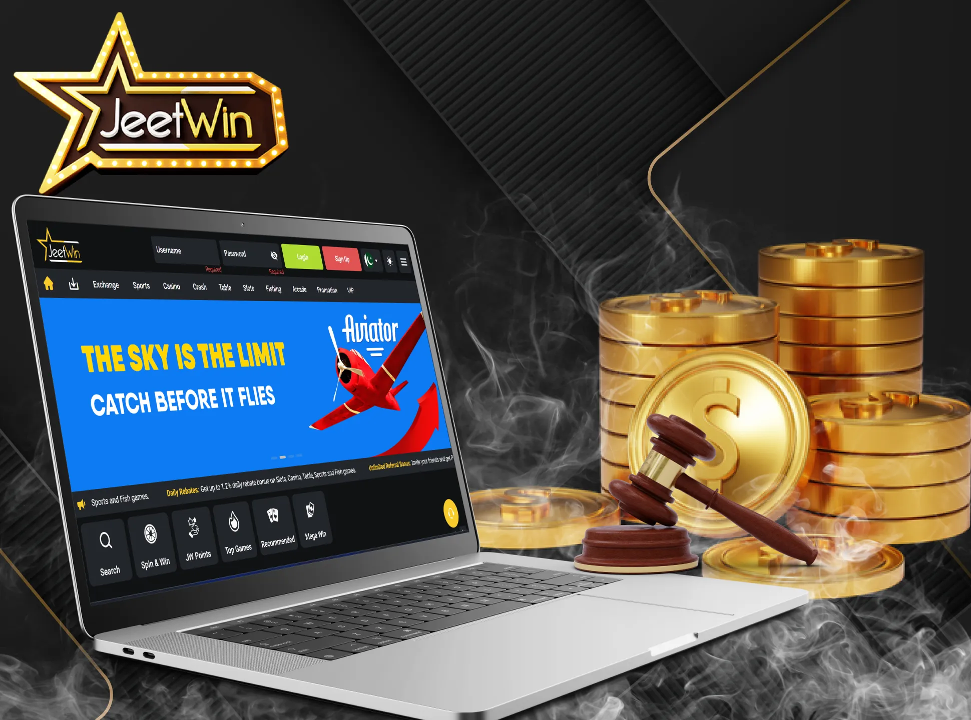 To withdraw funds from JeetWin, go through the account verification process.