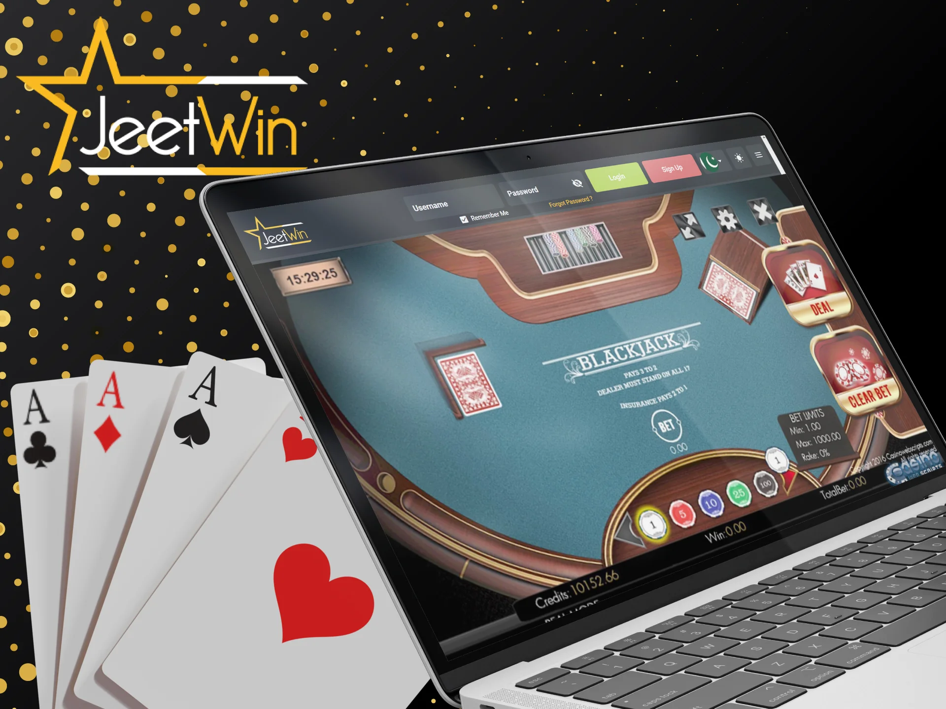 Try playing blackjack in demo mode at JeetWin to understand the rules of the game.