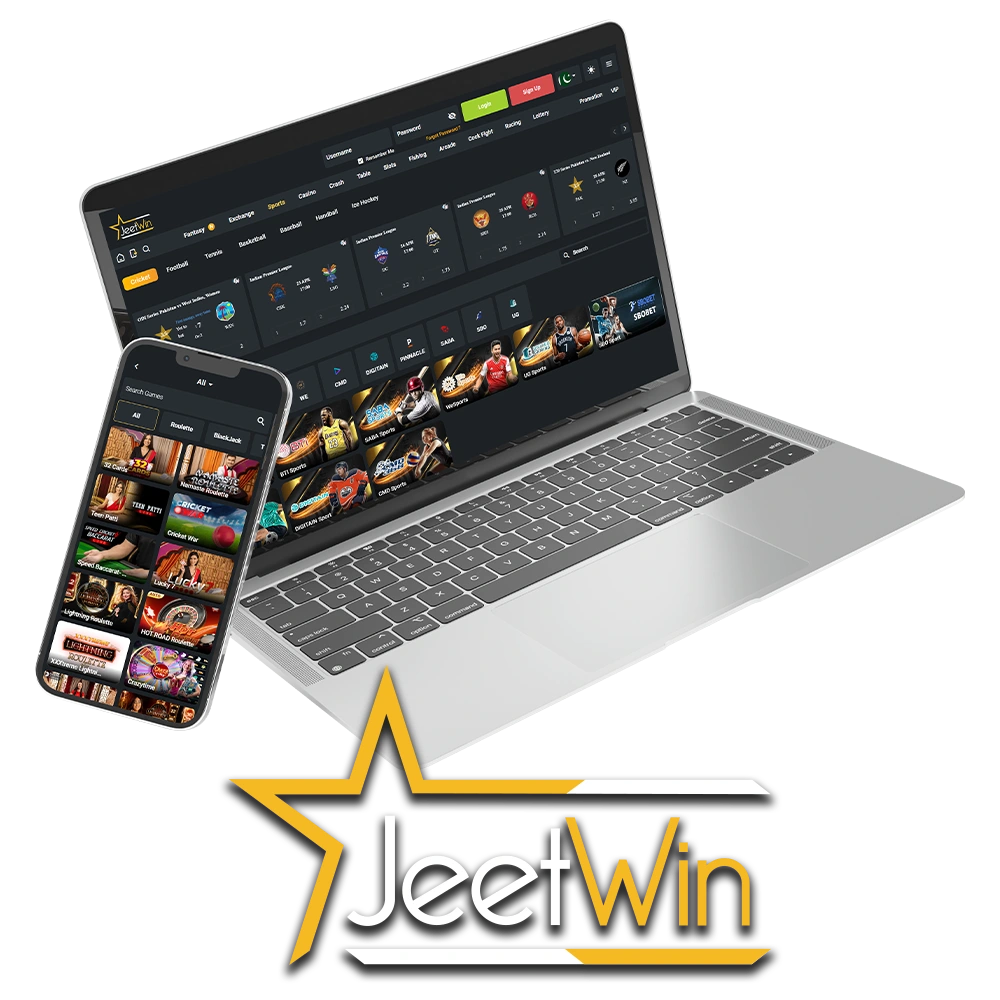 Place your bets and play your favorite casino games with JeetWin.
