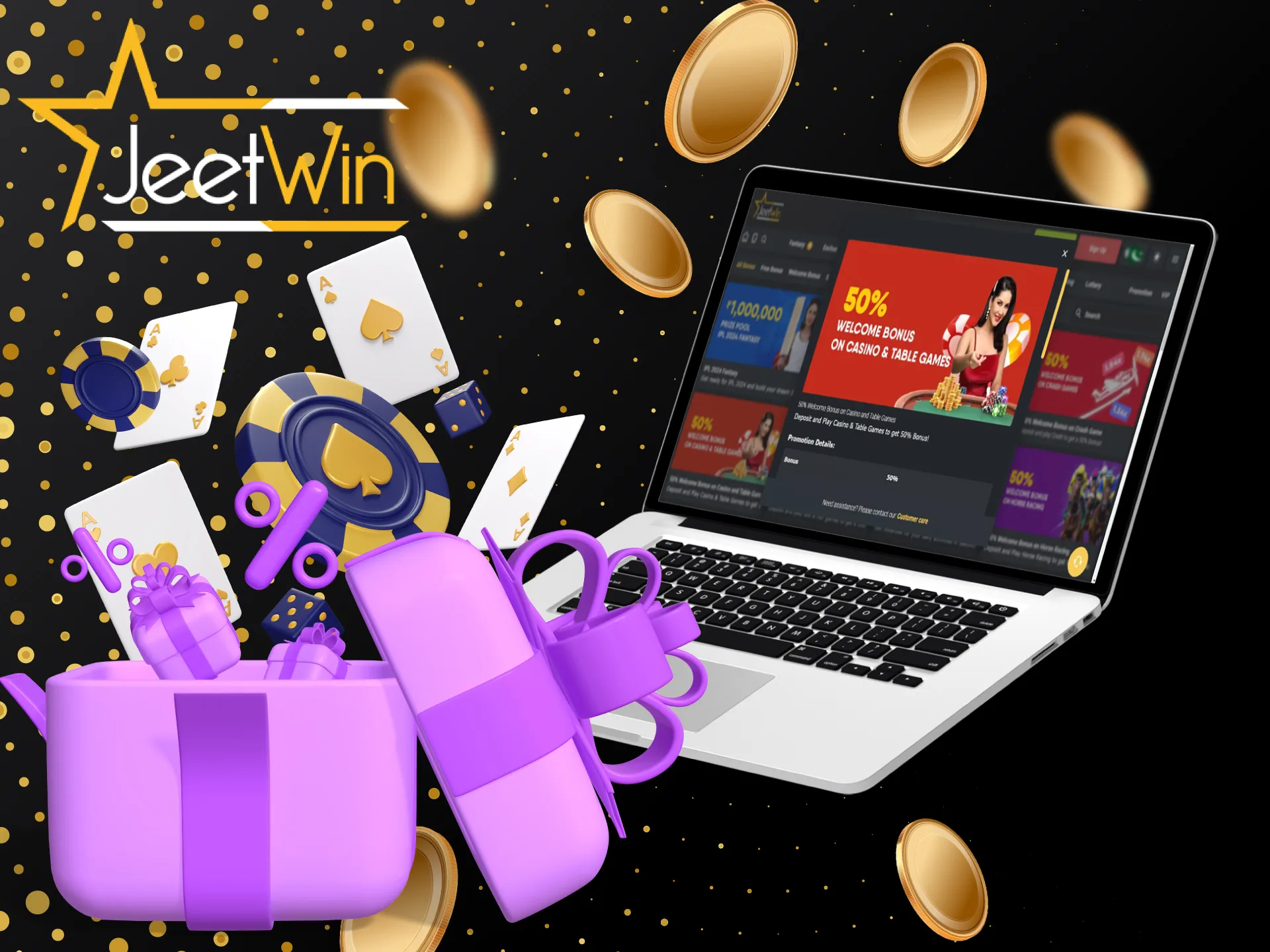 Don't miss the chance to get JeetWin bonuses and enjoy playing table games.