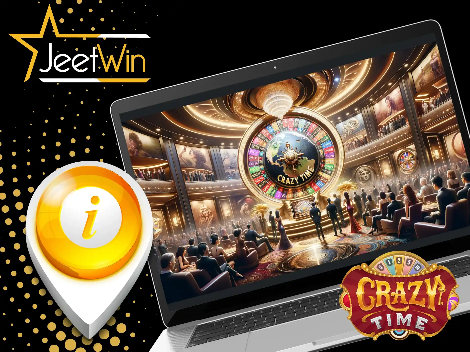 What is the main point of playing Crazy Time at JeetWin online casino.