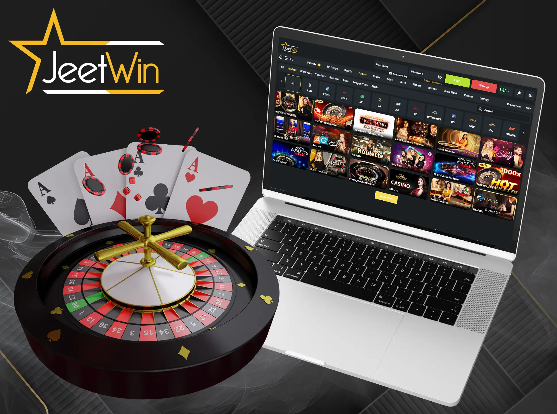 Enjoy playing Live Roulette and win money on JeetWin website.